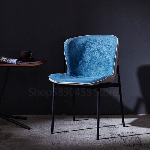 Modern Metal Dining Chair Minimalist Nordic Light Luxury