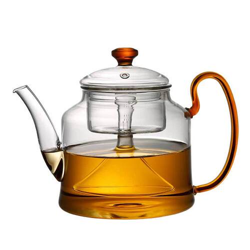 1200ml Large-capacity Teapots Steamed Tea Set Boiling Teapot