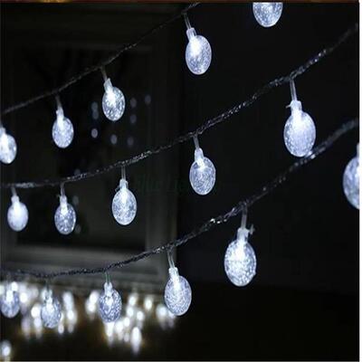 LED String Fairy Light 220V 10M/20M/30M Crystal Bubble Ball