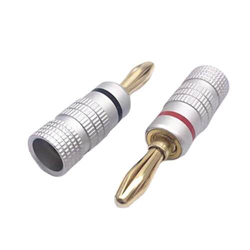 Musical Sound 4/8/12/50PCS Banana Plug For Hifi Speaker Cabl