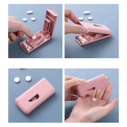 1pc Mini Home Portable Mini Pill Cutter Multi-function Dispe