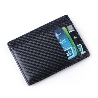 Slim RFID Blocking Leather Wallet Credit ID Card Holder Purs