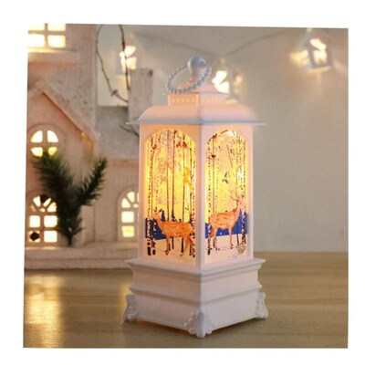 Christmas Wind Lamp Candlestick Lamp Night Light For The Eld