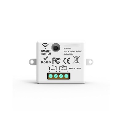 Self generating RF433 remote control switch can be attached