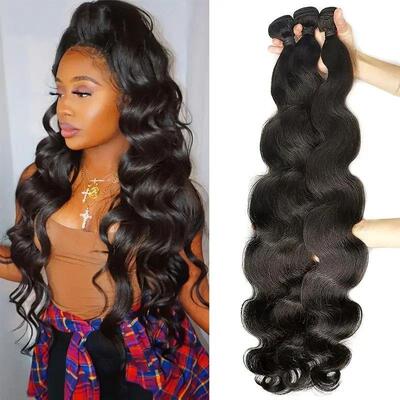 30 Inch Body Wave Bundles Brazilian Human Hair Weave Bundles
