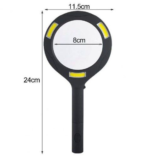 Compact Magnifier Portable 3x Magnifying Glass with Lights