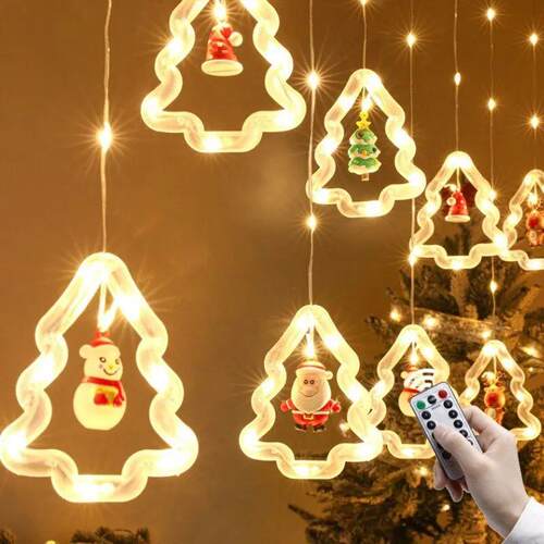 Christmas Ball LED Fairy Curtain Light String Wedding Holida