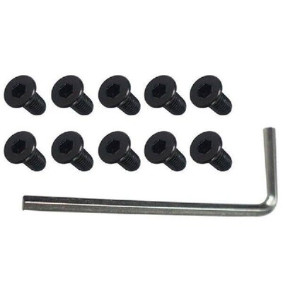 10Pcs Scooter Handlebar Front Fork Tube Screws with Hexagon