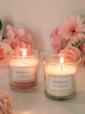 Candles Gift Set Luxury Scented Soy Wax Candle Home Decor