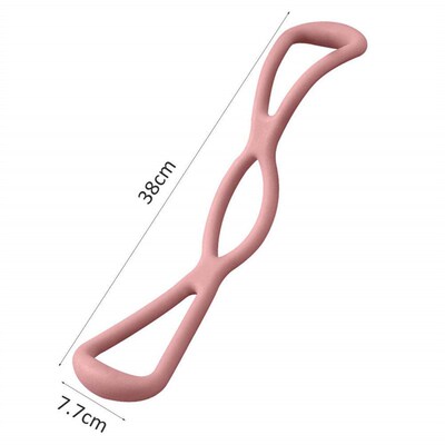New.8 Word Chest Expander Rubber Elastic Muscle TPR Training