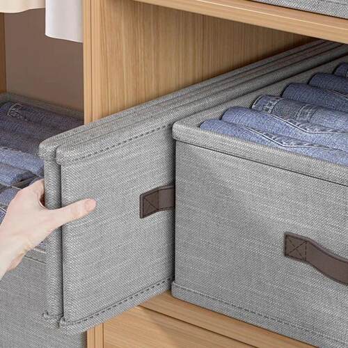 Pants Jeans Storage Box Closets Clothes Organizer Cabinet Or