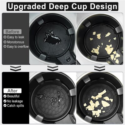 Car Cup Holder Coaster Silicone Accessories Interior Holders