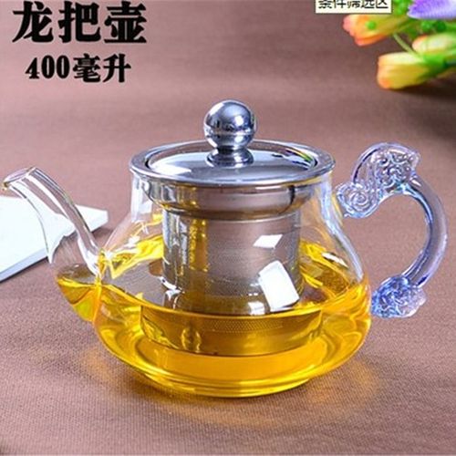 加厚耐高温玻璃茶具花茶壶不锈钢内胆过滤红茶普洱泡茶杯冲茶器