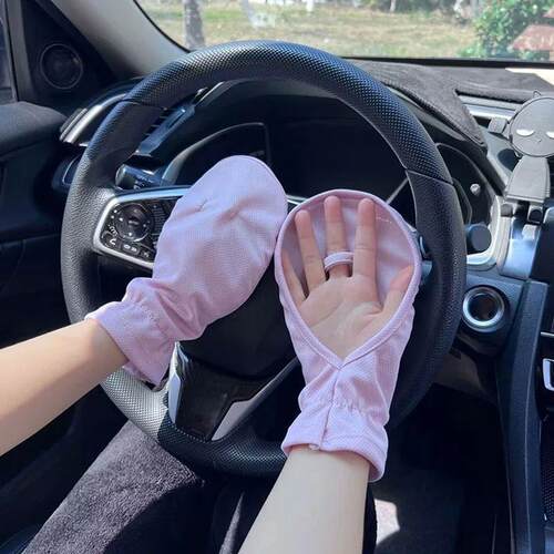 2026 Summer UV Protection Sunscreen Gloves Breathable Thin W
