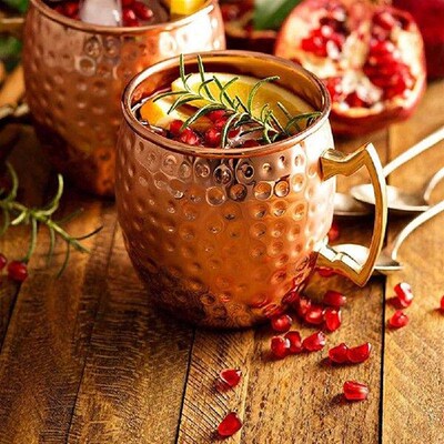 Champagne Copper Plated Goblet Anti-Fall Glass Stainless