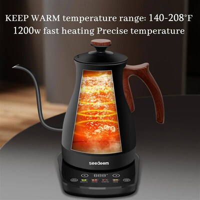 Gooseneck Electric Kettle 1200W Electric Tea & Coffee Kettle