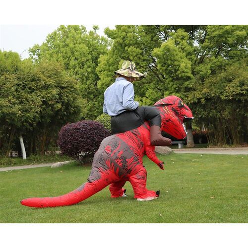 T-REX Monster Inflatable Costume Blow Up Cosplay Dinosaur Cl