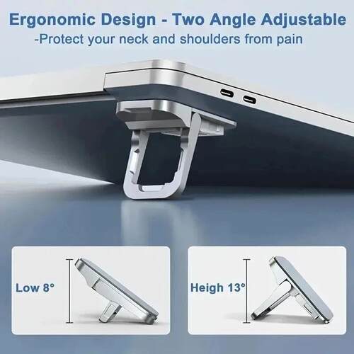 2pcs/Set Foldable Laptop Stand Portable Notebook Support Hol