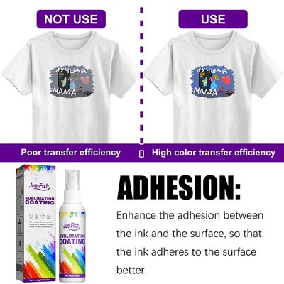 Jue Fish Sublimation Coating Spray for Textiles, Heat Transf
