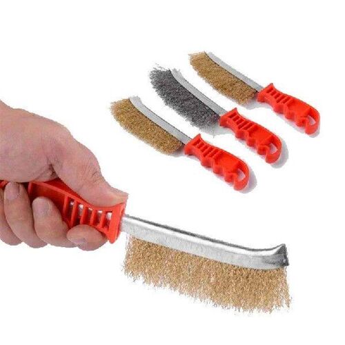 Knife-shaped Steel Wire Brush Barbecue Cleaning Stainless