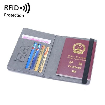 RFID passport holder card case wallet 护照证件夹钱包机票卡夹