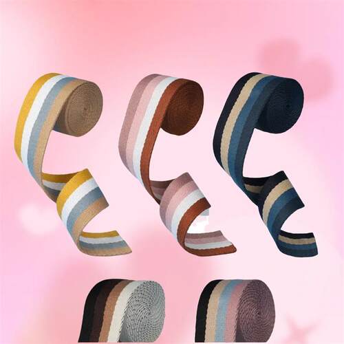 2meter 38mm Colorful Stripe Polyester Webbing Ribbon Ribbon
