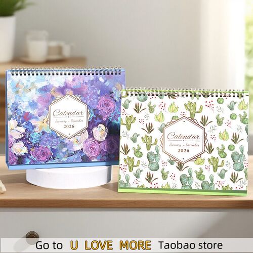 Calendar 2026 Table Desk Monthly Small Office Calender Daily