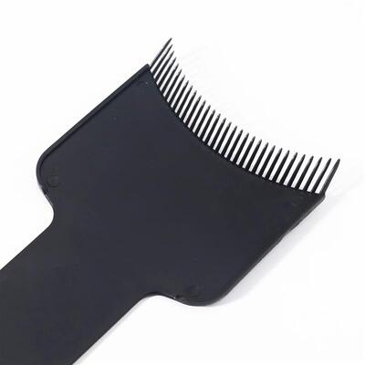 Hair dye palette, professional hairdressing tools, DIY salon