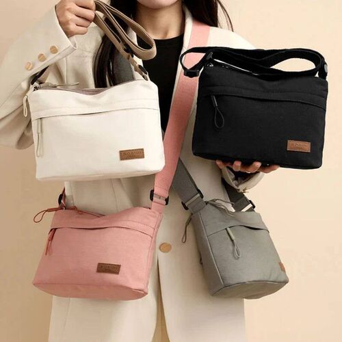 3 Main Pockets High Capacity Shoulder Crossbody Bag for Wome