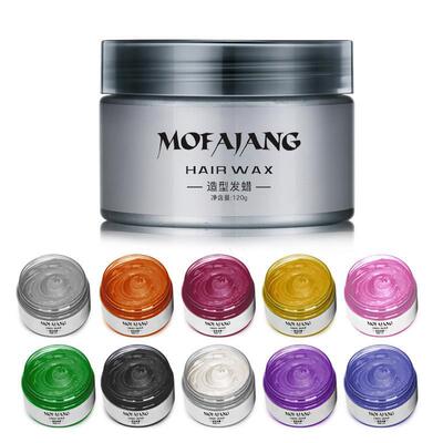 hair Color Wax One-time Molding Dye Styling Silver Grey
