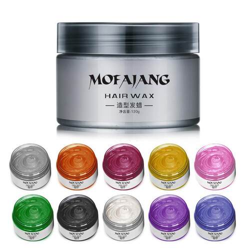 hair Color Wax One-time Molding Dye Styling Silver Grey