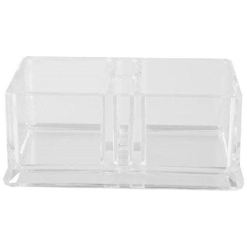 2 Lattices Clear Acrylic Tea Bags Holder Coffee Sugar Bag - 实物图