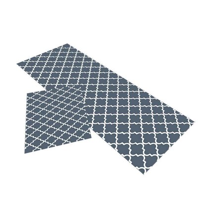 3D Printing and Dyeing Black and White Lattice Kitchen Floor