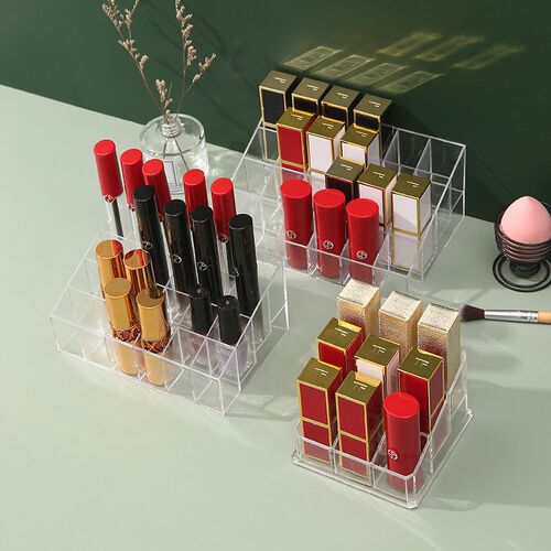 40 Grid Lipstick Box Makeup Organizer Storage Box Acrylic Li