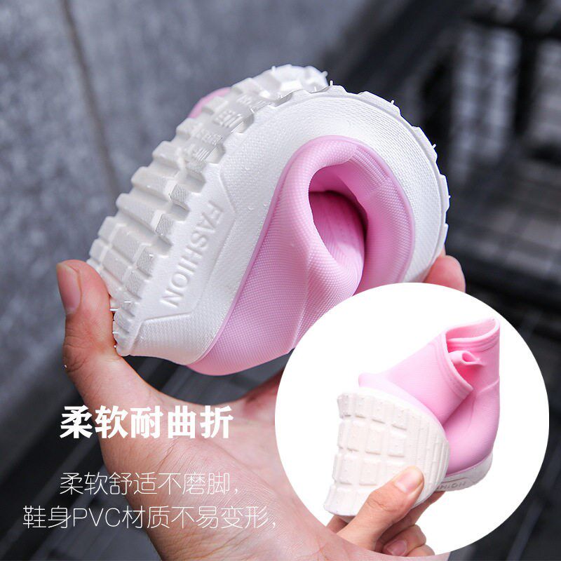 Japanese Fashion Childrens Rain Boots For Men And Women, No图片