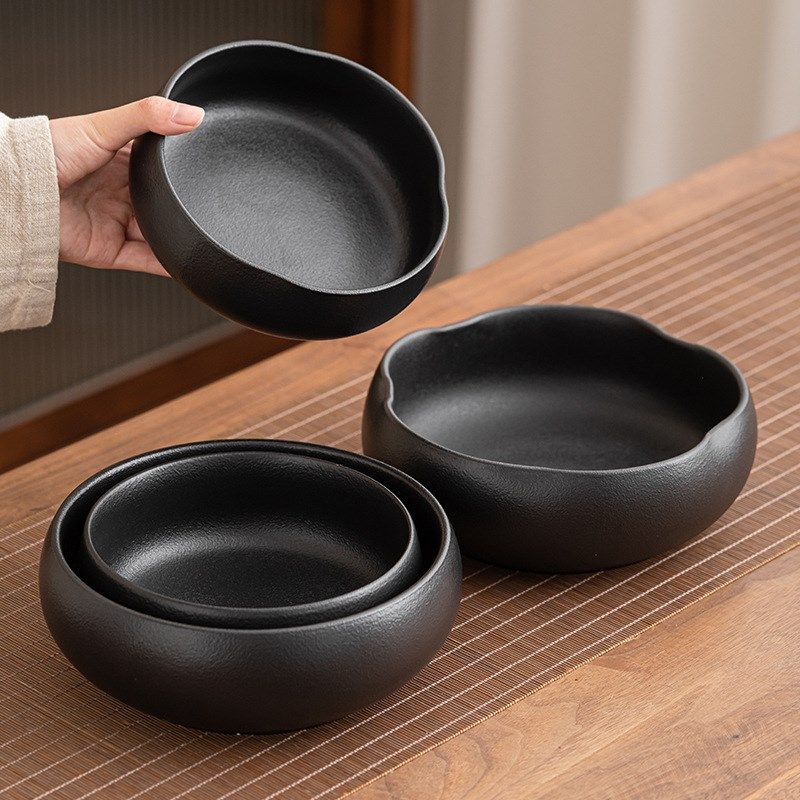 桌面垃圾桶餐桌上垃圾盘陶瓷茶台茶几上放的果皮碗缸20新款高档,家庭/个人清洁工具,垃圾桶,淘宝优惠券,粉丝福利购,淘宝优惠卷