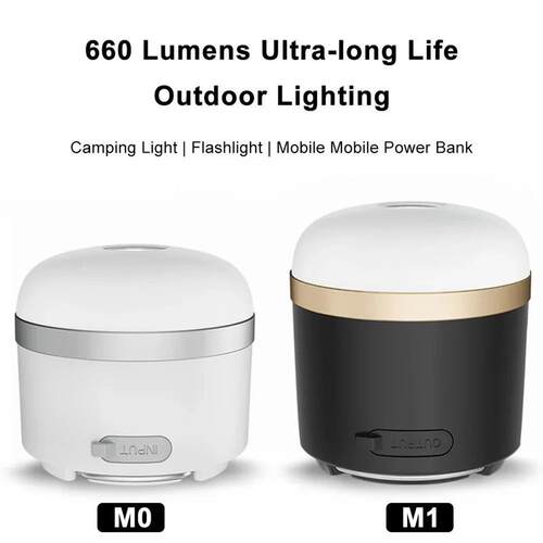 Portable Outdoor Camping Lantern Super Bright Flashlight USB