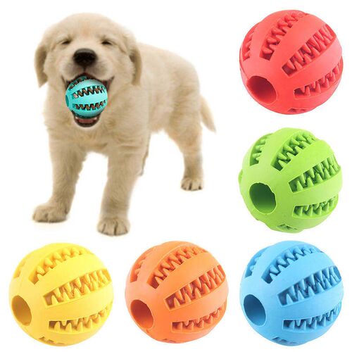 New Silicone Watermelon Molar Ball Toy Clean Teeth Leaking B