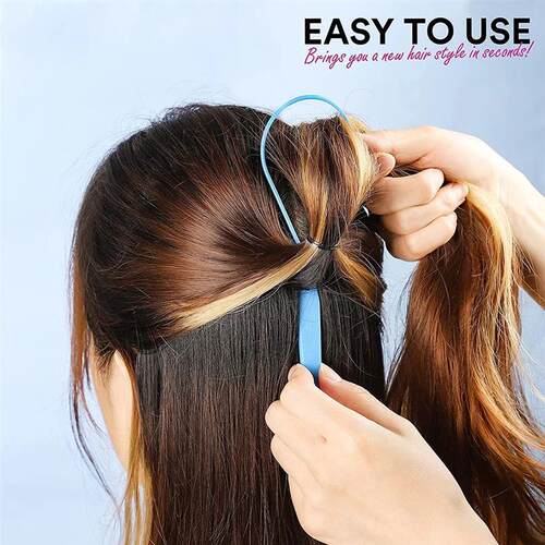 4pcs/Set Women DIY Hair Tail Tools Donut Bun Maker tail Brai