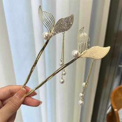 Vintage Chinese Style Hairpins Hair  Women Metal Glaze Hair