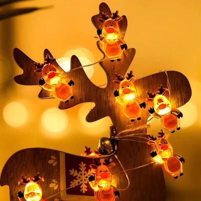 Christmas Decoration Copper Wire Lamp String Gingerbread Man