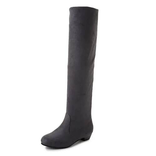 Woman over the knee boots Autumn Winter boots suede thin ela
