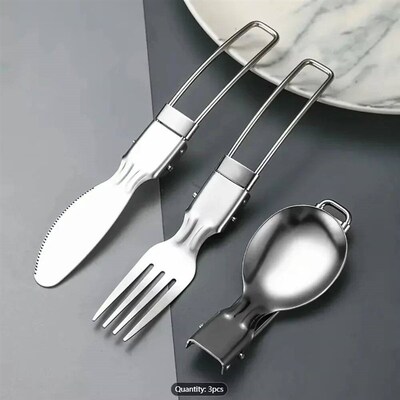 3PCS/1Set Portable Outdoor Camping Travel Picnic Foldable St