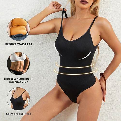 Seamless Shapewear Bodysuit Women Tummy Control Body Shaper