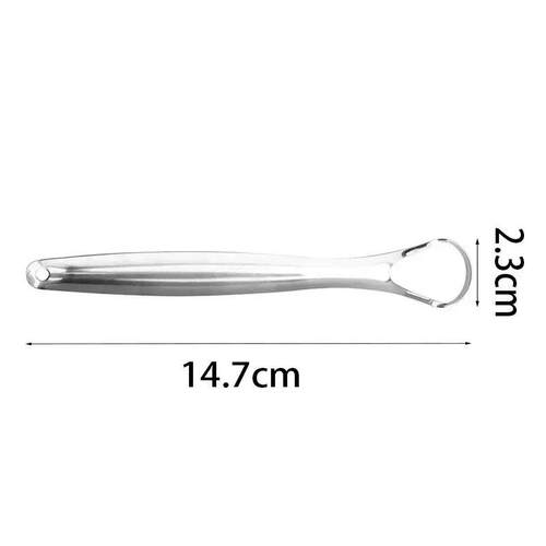 Reusable Stainless Steel Useful Tongue Scraper Cleaner Fresh