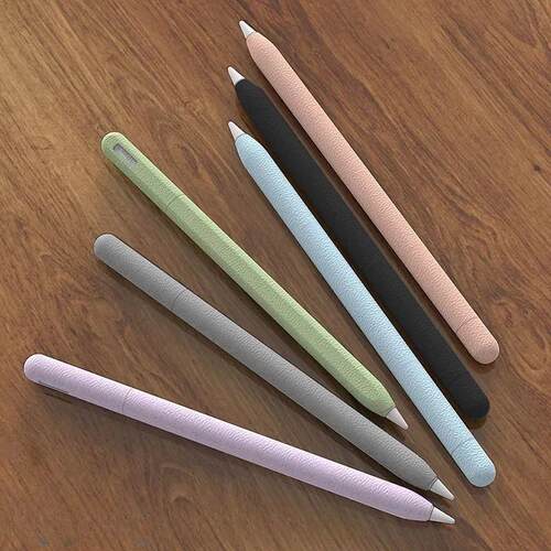 Pencil Case Silicone Tablet Stylus Protection Case Solid Col