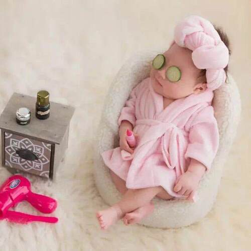 New Baby Bathrobes Bath Towel Solid Color Warm Suit Newborn