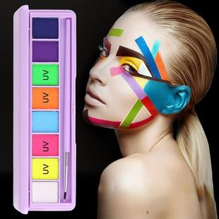 10g Face Paint Water-Based Eyeliner Split Rainbow Cake Body