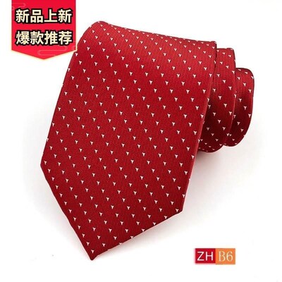 24Mens Neck Ties Tie For Men Necktie Red Business Neckties M