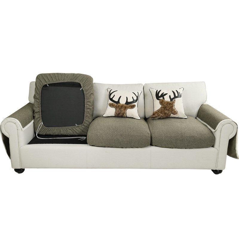 沙发布沙发笠子沙发巾沙发罩全包棉麻布艺紧包防滑沙发垫